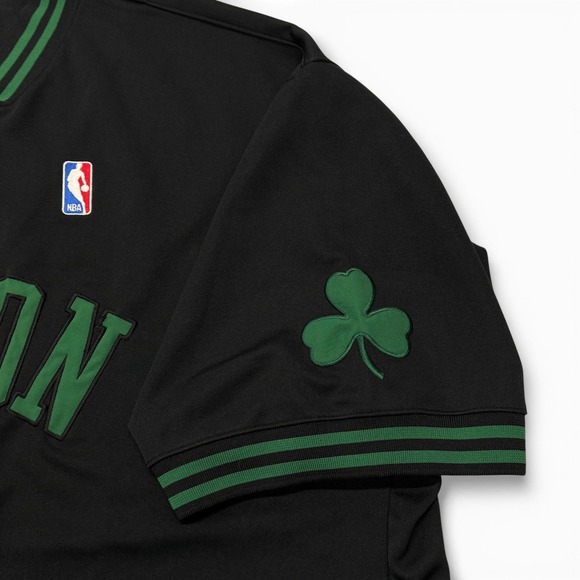 Vintage Nike Boston Celtics Shooting Shirt NBA Warm Up Jersey Black Mens XXL - Picture 7 of 12